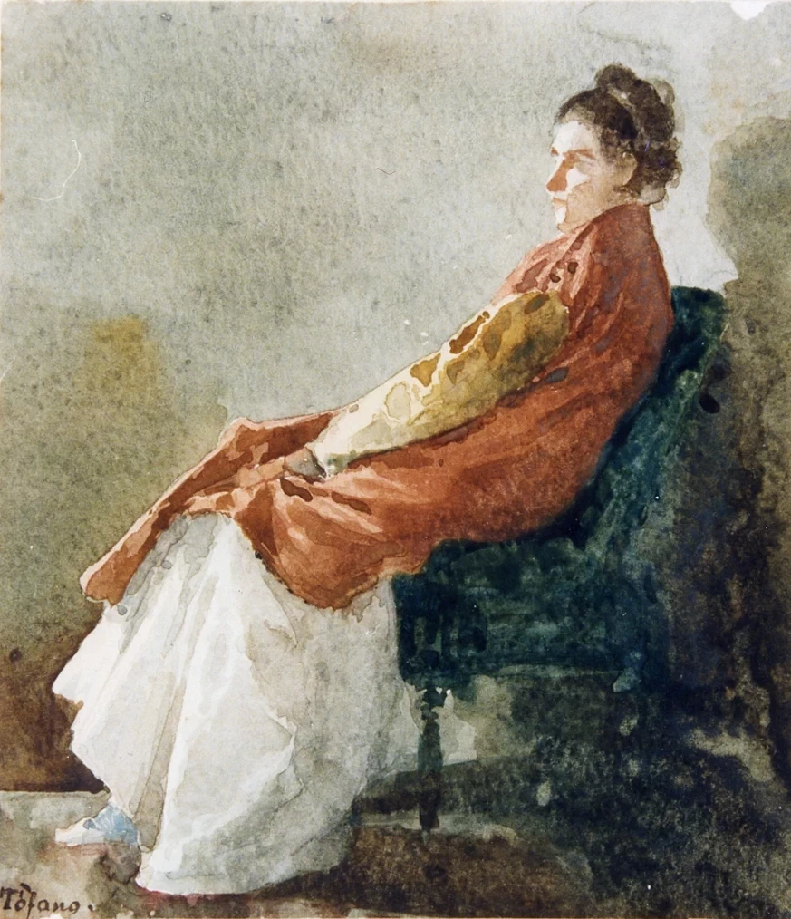 Edoardo Tofano-23-Figura seduta - Certosa e Museo Nazionale di San Martino, Napoli